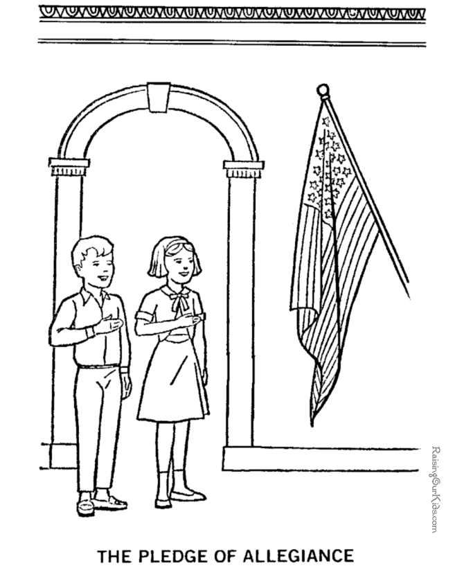 Flag to print and color