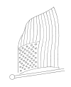 Printable American US flag