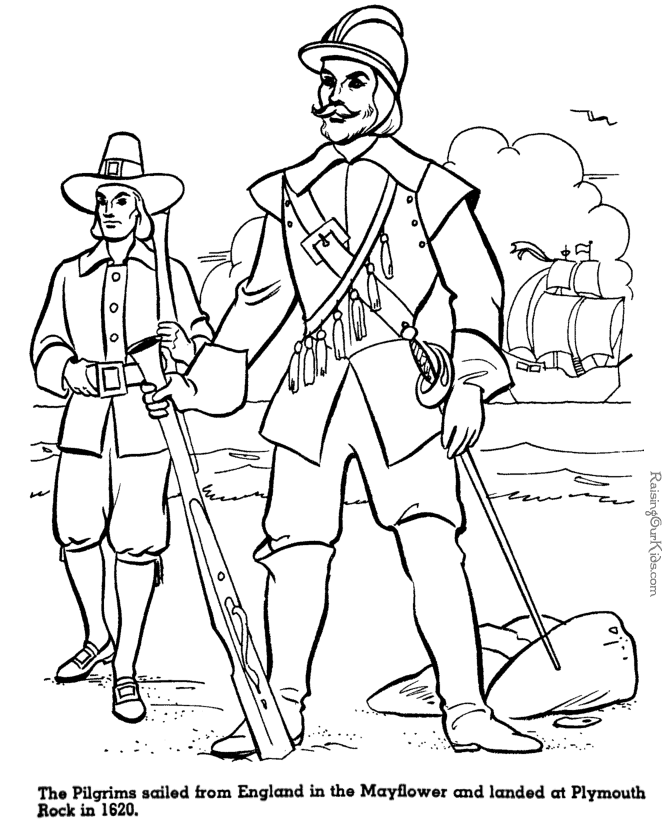 Christopher Columbus coloring page - Nina, Pinta and Santa Maria