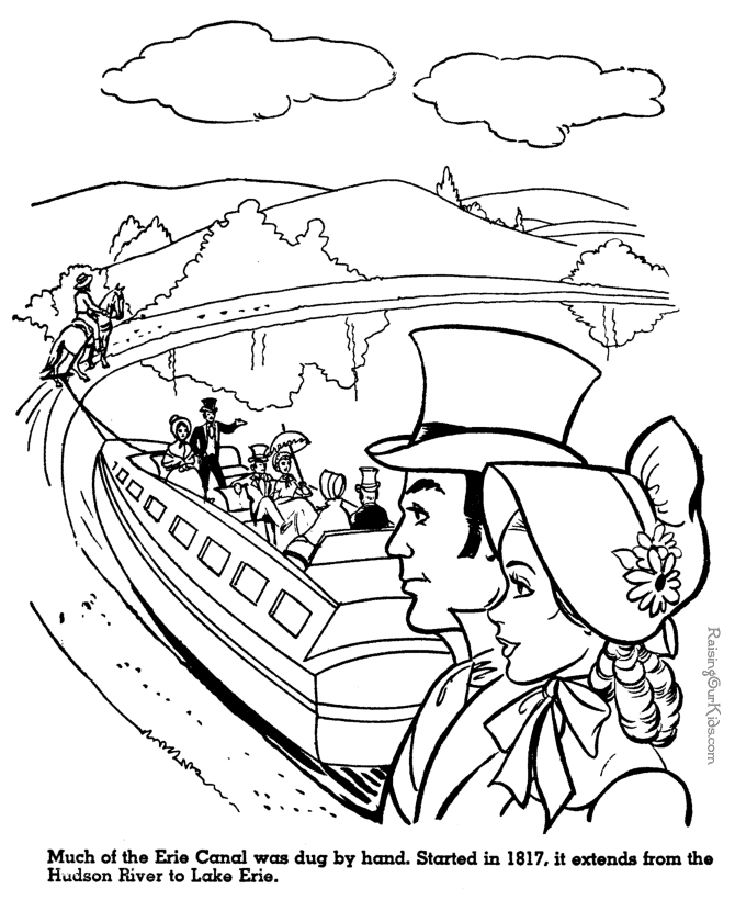 Erie Canal early history for kids