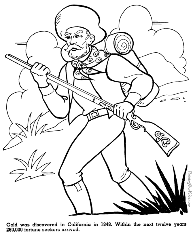 California Gold Rush - American history for kid