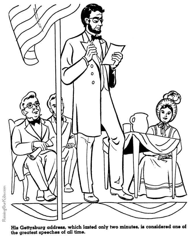 Abraham Lincoln Gettysburg Address - History for kid