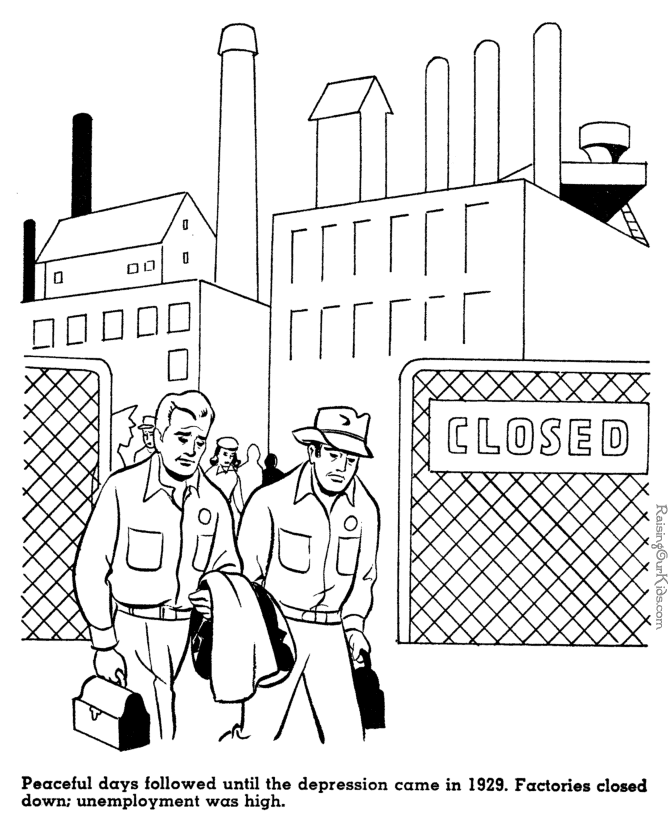 The Great Depression Started - American history for kid