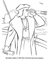 Christopher Columbus coloring pages