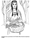 Pocahontas coloring pages