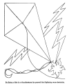 Benjamin Franklin famous kite