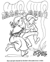 History for kids coloring pages