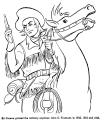 Kit Carson coloring picture