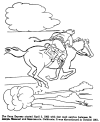 Pony Express coloring picture