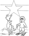 Alaska coloring page
