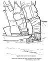 First step on the moon picture to color