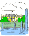 White House coloring pages