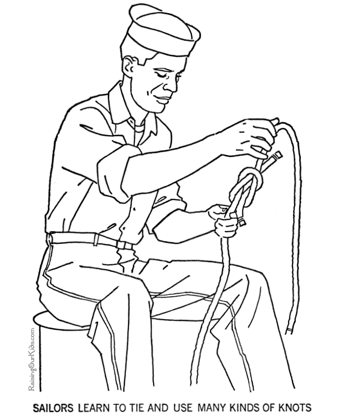 Printable Military pictures to color
