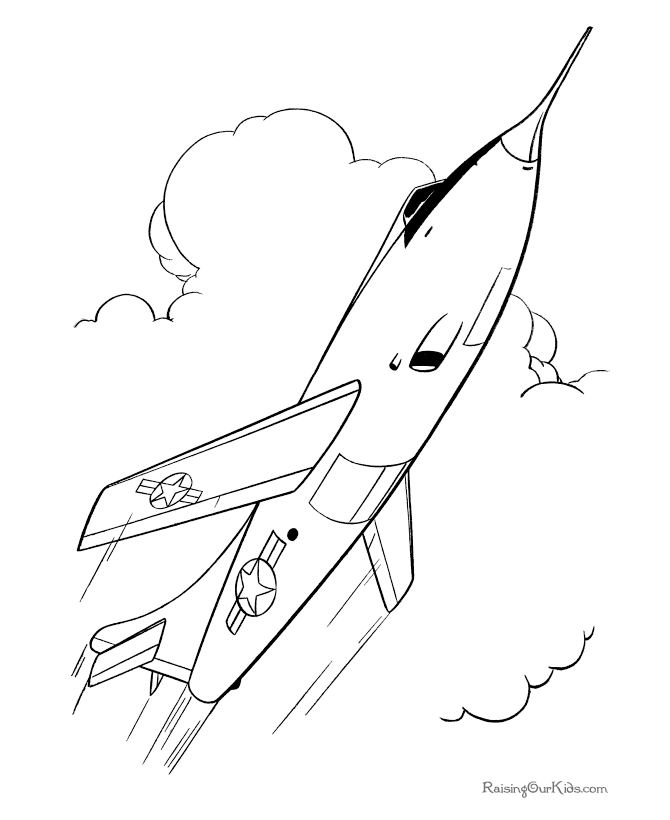 Air Force Coloring Pages