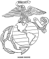 Marine pictures to print and color