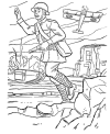 Military coloring sheets