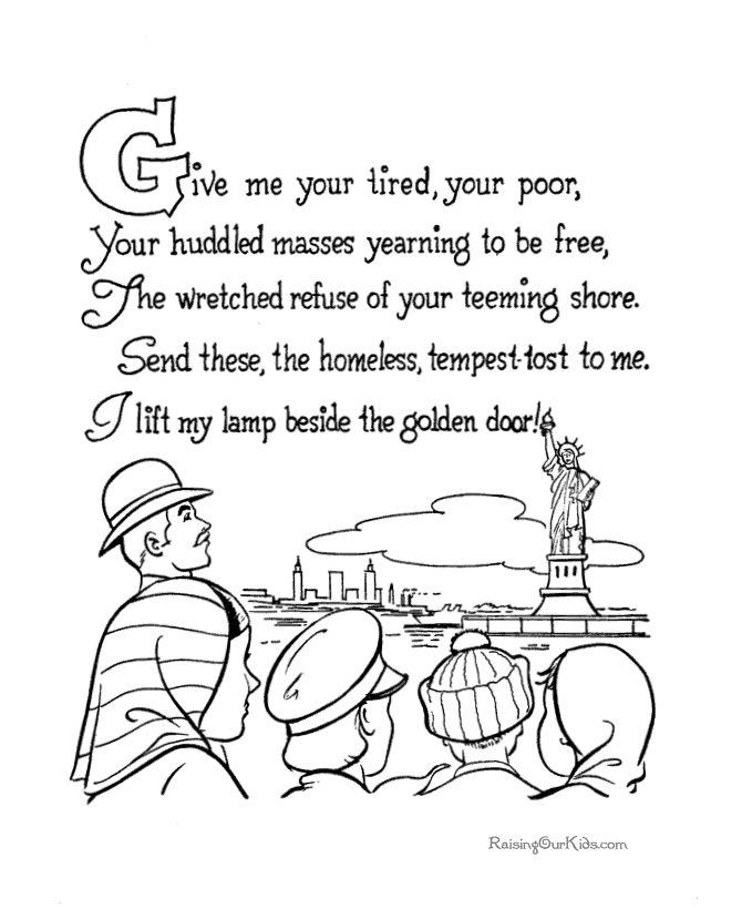 Patriotic Coloring Page