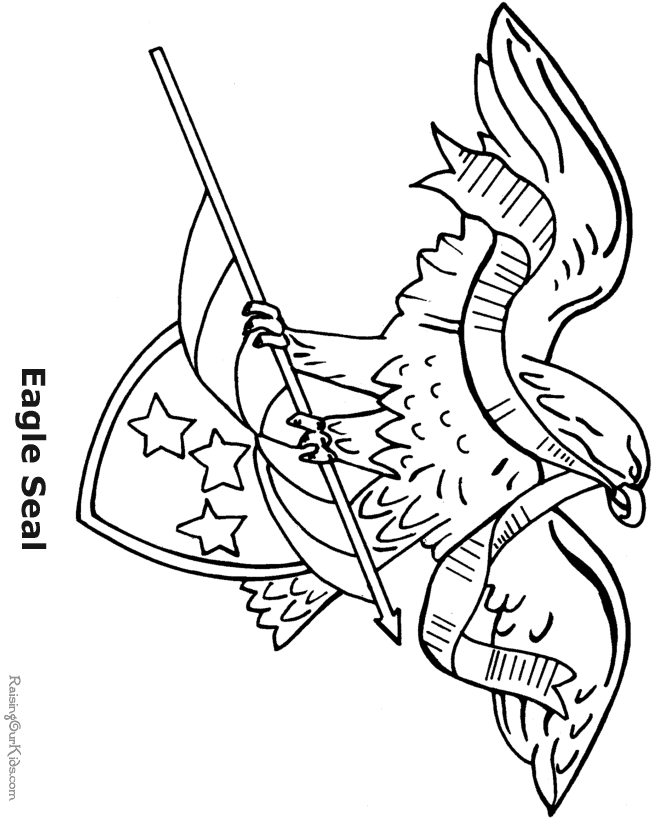 American Patriotic Symbol to print and color