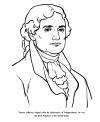 Biography and coloring picture