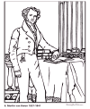 Biography and coloring picture