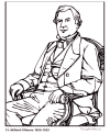 Biography and coloring picture