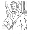 Franklin Pierce coloring pages