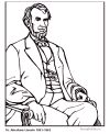 Biography and coloring picture