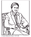 Jimmy Carter facts and coloring pages