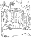 White House coloring pages